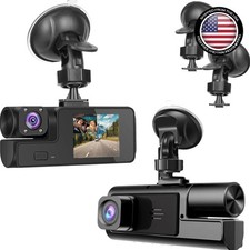 G-Sensor  Loop Recording 1080P Dual Dash Camera with Night Vision Functionality