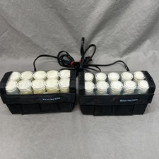 Lot 2- Remington Travel Hot Rollers Hair Curlers Of 10 Clips Work Great