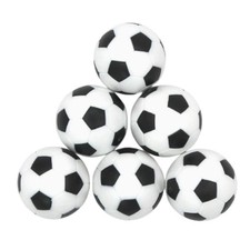 6pcs Tabletop Soccer Game Balls 23mm Plastic for Foosball Table Repair