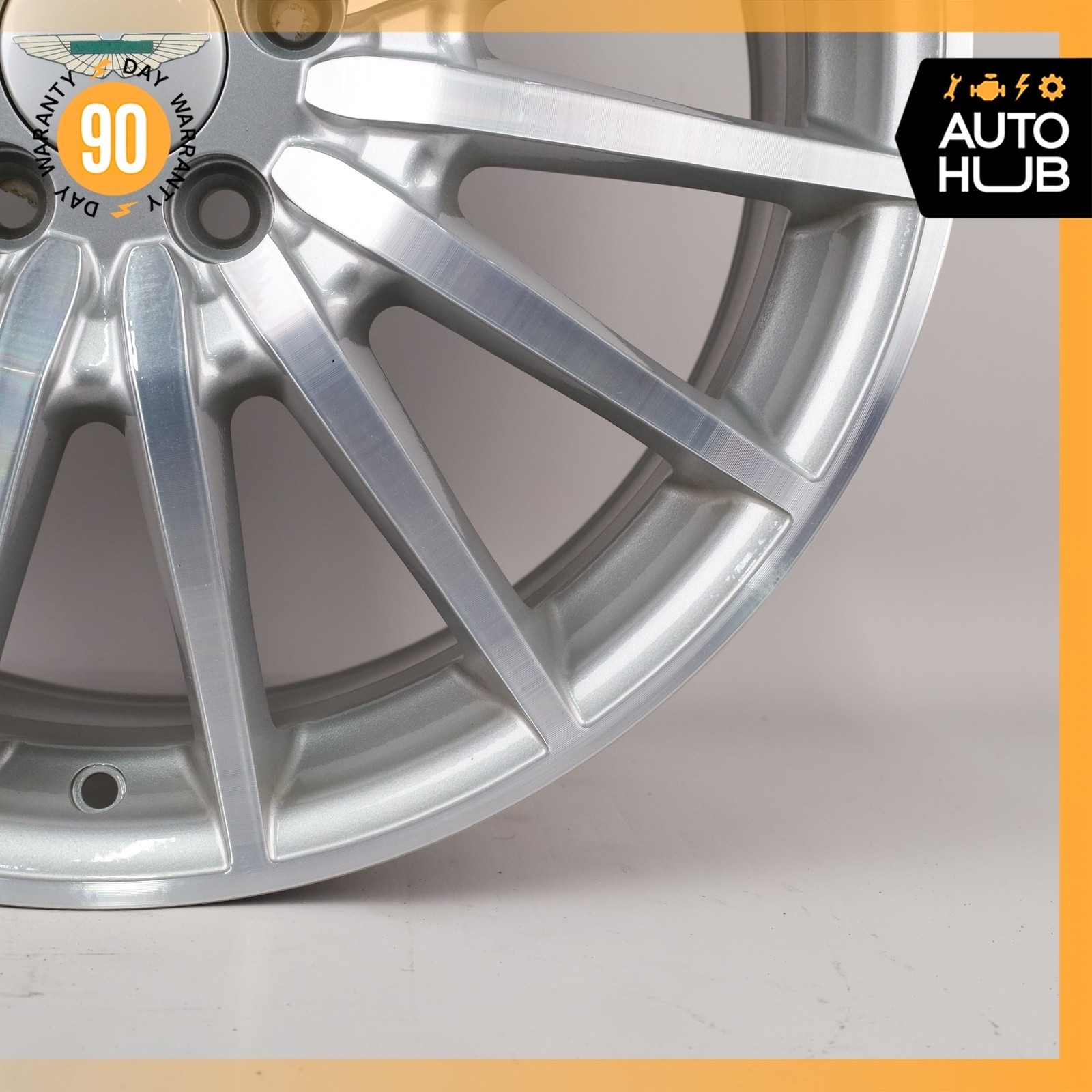 Aston Martin DB9 8.5 x 19 19" Front Wheel Rim Silver 4G431007FA OEM
