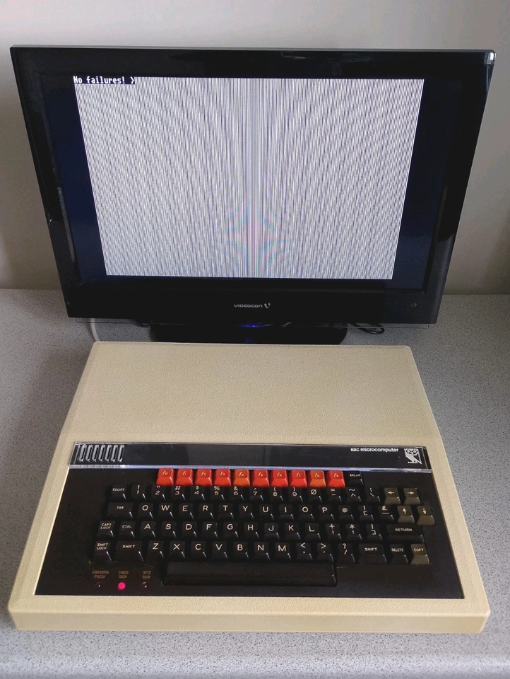 Acorn BBC Micro Computer Model B - MMC Drive and Fully Recapped PSU - Image 3 of 4