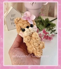 Cute Little Otter Handmade Crochet Amigurumi Plush, Cute Stuffed Animal Toy
