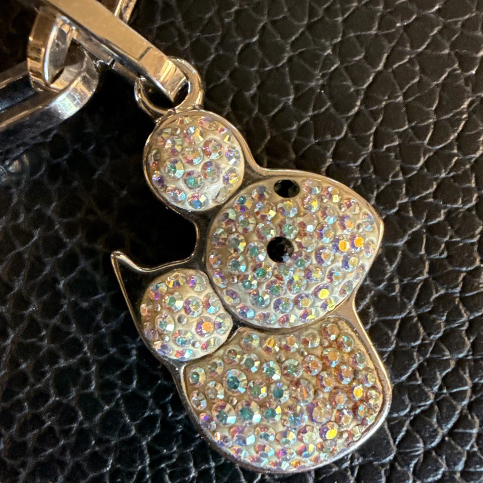 Pulsars Swarovski Cristal Lovlots Jay D & Joe El Ratón Dije Pulsera Talla 7.5”  Foto 2 de 4