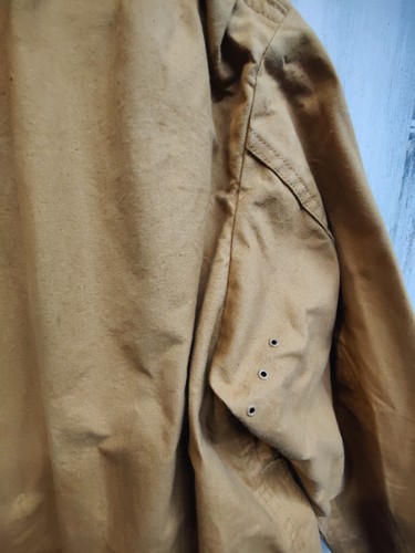 Vintage American Field Sportswear Canvas Jagd Hausarbeit Jacke Herren Large hellbraun USA - Bild 7 von 10