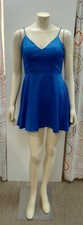 Windsor blue skater dress with spaghetti straps.