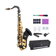 EASTROCK Tenor Saxophone Black/Golden B Flat Tenor Sax Professional Saxophone...