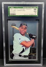 Tampa Rays - 1999 Topps Chrome - Carl Crawford Rookie!! SGC 10!