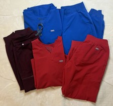 Lot Of Figs Scrub Technical Collection Large Shirts  Medium/petite Pants Sets