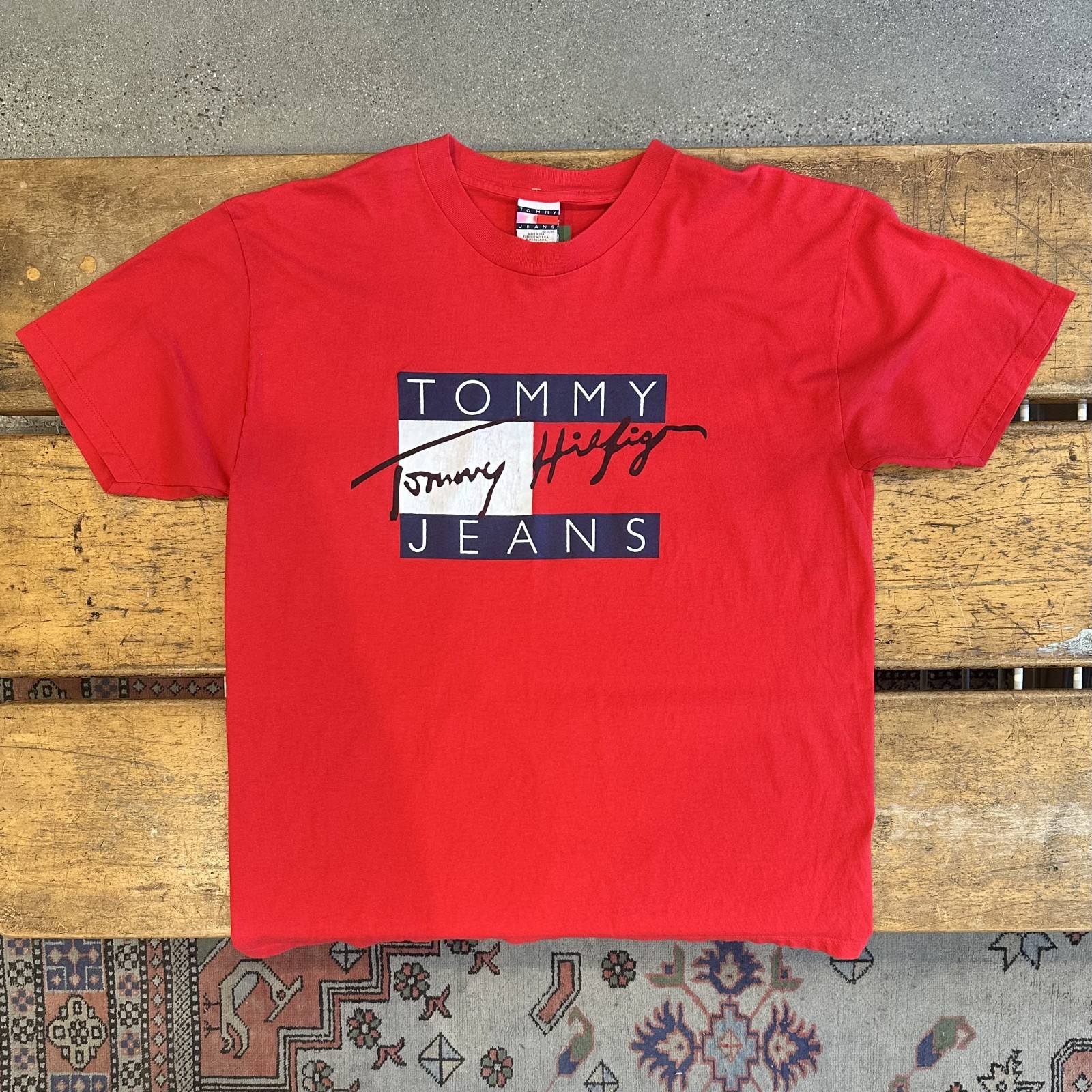 Vintage Tommy Jeans T-Shirt Sz XL