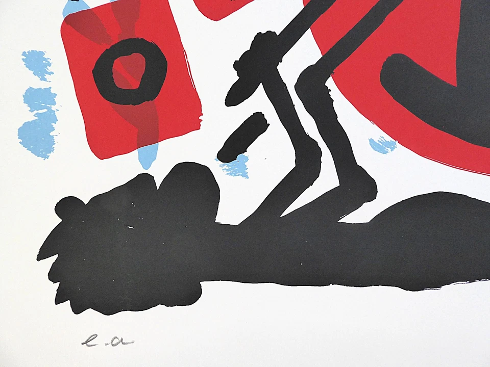 A. R. PENCK - "JAZZ COMBO" - FARBSERIGRAFIE 1999 - DRUCKFRISCH !!! - Bild 3 von 4