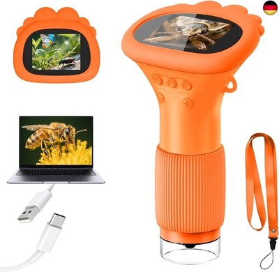 Acoath Microscope for Children, Digital Microscope with 2.0 Inch IPS Screen