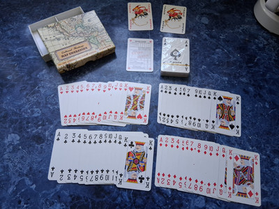 PIATNIK   2  PACKS  Playing Cards ONE DECK IS STILL SEALED ***made in AUSTRIA