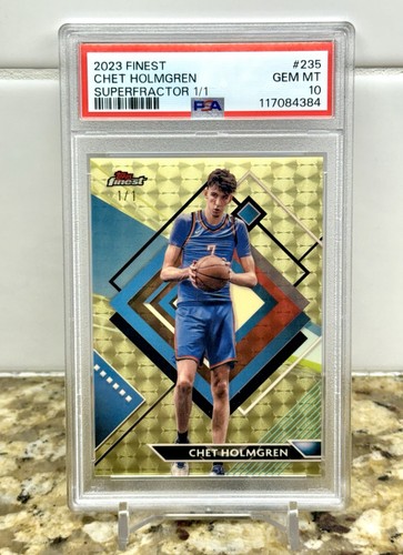 2023-24 Topps Finest - Chet Holmgren SuperFractor 1/1 PSA 10