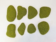 Flames of War Warhammer Terrain Grassy Hills Plains Flocked Lot Set