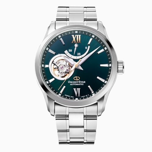 ORIENT Men's Watch RK-AT0003E Green Semi-Skeleton