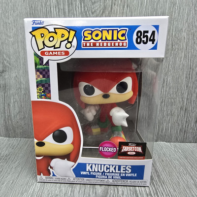 Funko Pop Knuckles Flocked TargetCon 2022 Exclusive - Sonic the Hedgehog Target