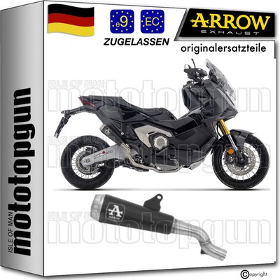 auspuff nichrom schwarz pro-race arrow fur honda x-adv 750 2025 25