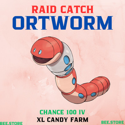 Orthworm Raid Catch Pokemon Go Chance 100 iv  XL Candy Farm  Possible Shiny