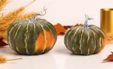 Foam Pumpkin Decor Set of 4 