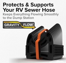 NEW Camco Sidewinder 10 Foot RV Sewer Hose Support with Superior Drainage Design