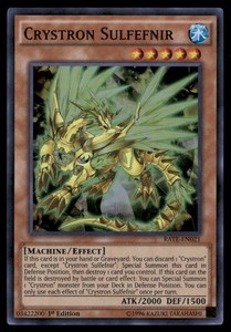 Crystron Sulfefnir RATE-EN021 Super Rare