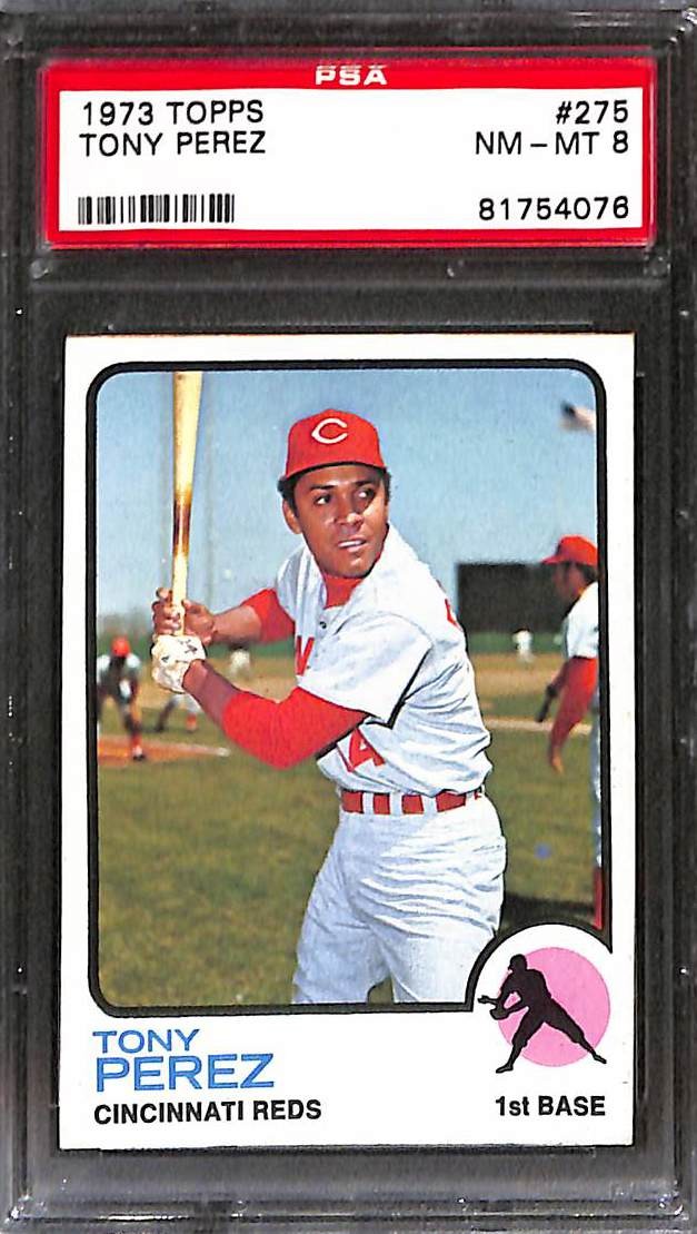 1973 Topps #275 Tony Perez PSA 8 NM-MT 81754076