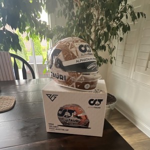 Autographed  2022 Pierre Gasly 1:2 Scale Austin GP Helmet, Mint Condition