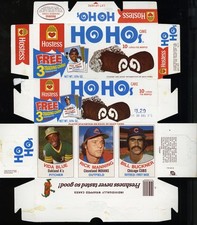 1977 Hostess Ho Hos Baseball Vida Blue Manning Buckner Panel Complete Box *HP78