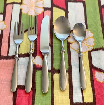   VINTAGE Japan DANSK IHQ ANVIL Stainless Flatware 30 Pieces 6 Place Settings  