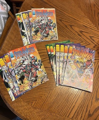 Stormwatch Image Comics  93. 2 Sets Of Issues #1, 2, 3, 4 NM+ n Extras of 2,3,4