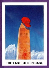 1991 Foul Ball Cards #15 The Last Stolen Base: RIP Washington Senators