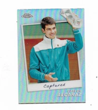2024 Topps Chrome Tennis Carlos Alcaraz Captured Refractor Lot Of 5