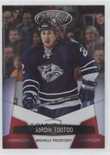 2010-11 Certified Mirror Red 168/250 Jordin Tootoo #84 xp6