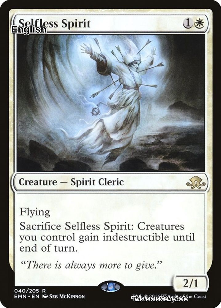 Selfless Spirit - EMN - LP TCG MTG