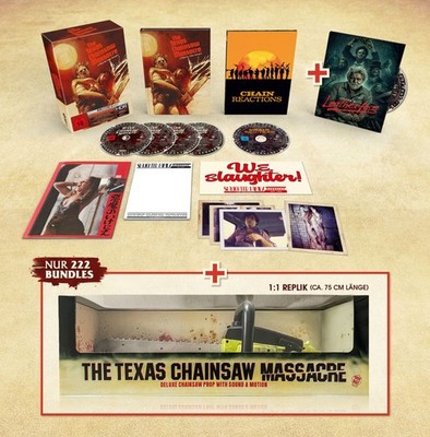 The Texas Chainsaw Massacre 4K- Legendary Bundle Deluxe-Kettensägen-Replik