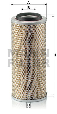 MANN-FILTER (C 15 165/3) Luftfilter Filtereinsatz für NISSAN