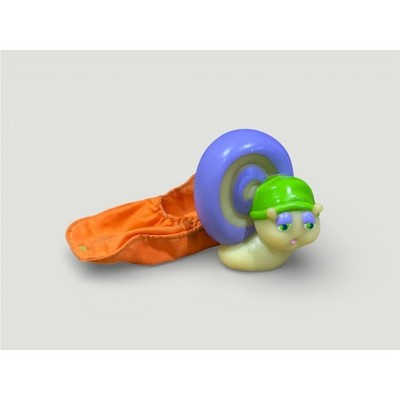 Vintage 1986 Glo Snail / Glo Worm - Playskool - inkl. Original Schlafsack