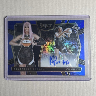 Panini Select WNBA 2025 A'ja Wilson Courtside Auto /49 CAS-AW JERSEY MATCH