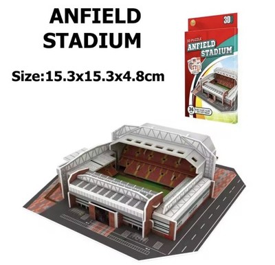 3D Fußballstadionmodell zum Selbermachen - Anfield Stadium (Liverpools Stadium)