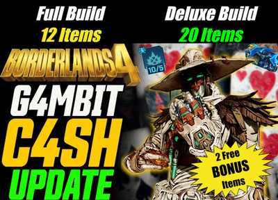 Borderlands 4 G4MBIT C4SH UPDATE FULL MOXSY BUILD 12 OR 20 ITEMS + PICK 2 FREE 