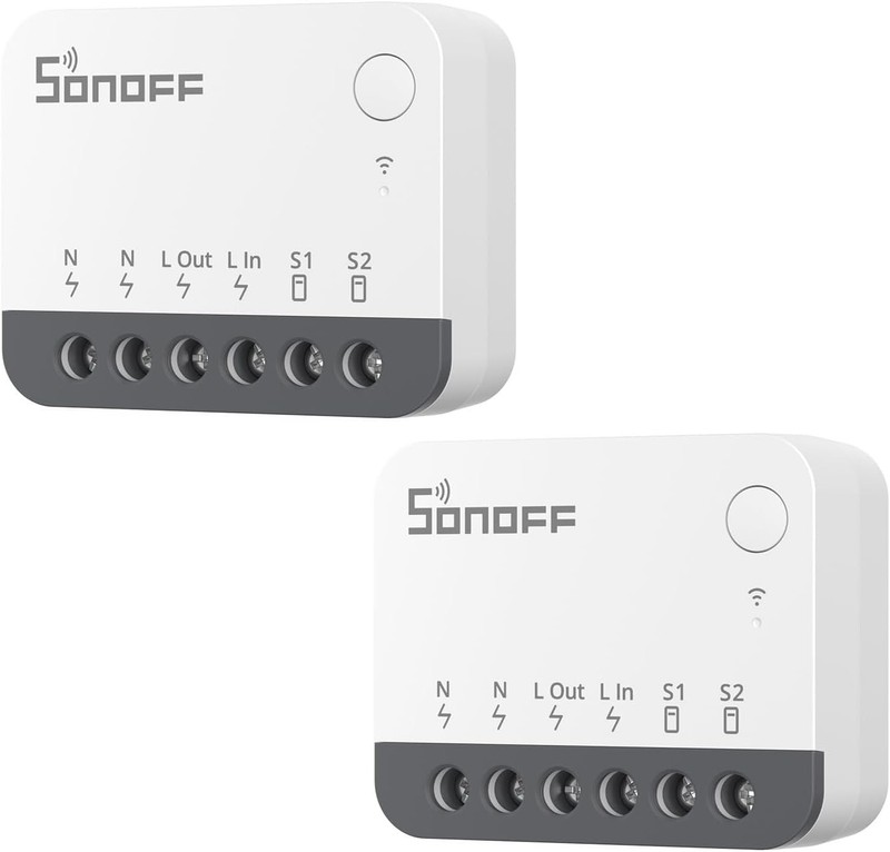 2 Pack ZigBee Smart Switch, SONOFF Light Switch, ZigBee 3.0 Gateway Hub Required