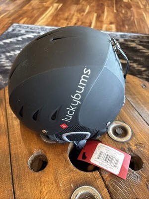 LUCKY BUMS Snow Sport Snow Boarding Helmet Adult Large Matte Black
