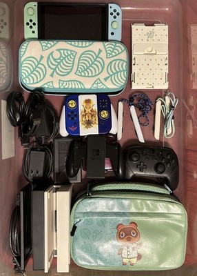 Nintendo Switch Animal Crossing Console & Accessories Bundle