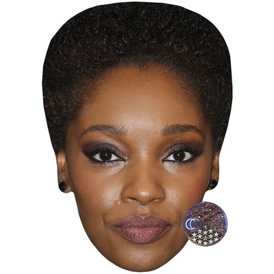 Christina Jackson (Make Up) Promi Maske, flaches Kartengesicht, Kostüm Maske