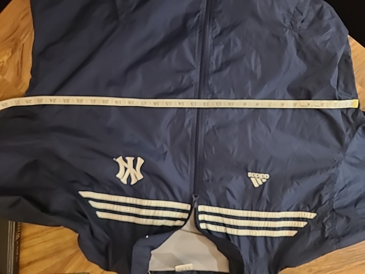Adidas New York NY Yankees Windbreaker Men's 2XL Full Zip Baseball