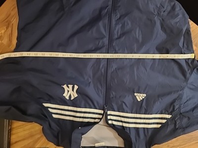 Adidas New York NY Yankees Windbreaker Men's 2XL Full Zip Baseball