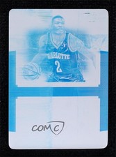 2019-20 Panini National Treasures Printing Plate Cyan 1/1 Larry Johnson Auto 0c3