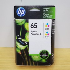 New Genuine HP 65 Color 2 Pack Ink Cartridges Expired November 2022 Deskjet 3700