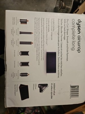 Dyson 400714-01 Airwrap Multi-styler Complete Long - Silver W/ Bonus Items