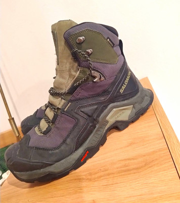 Salomon Quest 4D GTX GORE-TEX Herren Wanderschuhe EUR 44 Schwarz/Grau